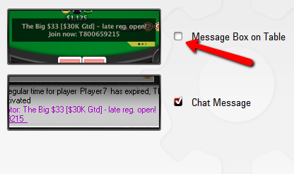 Block Pop-up Announcements (PokerStars 7)